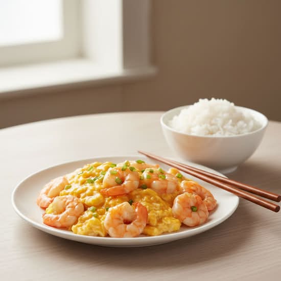 147. Sauteed Shrimp with Scrambled Egg 滑蛋蝦仁